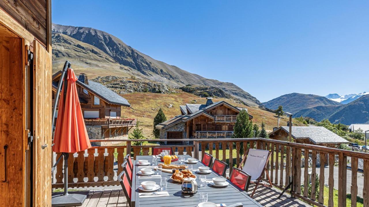 Madame Vacances Les Chalets de l'Altiport Alpe d'Huez Exterior foto