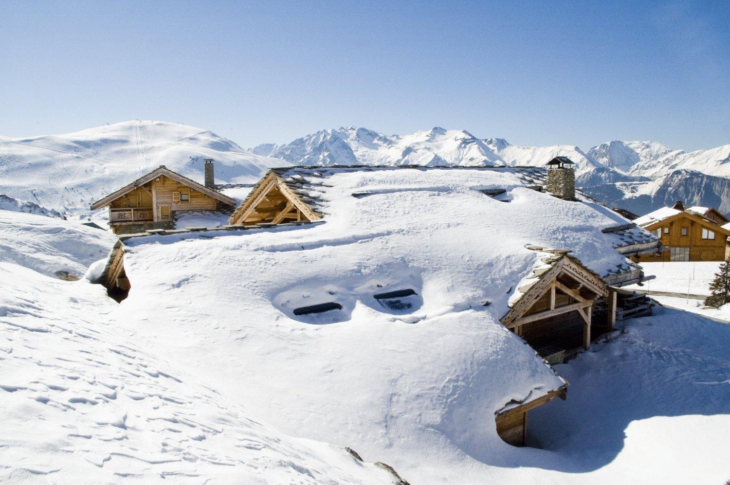 Madame Vacances Les Chalets de l'Altiport Alpe d'Huez Exterior foto