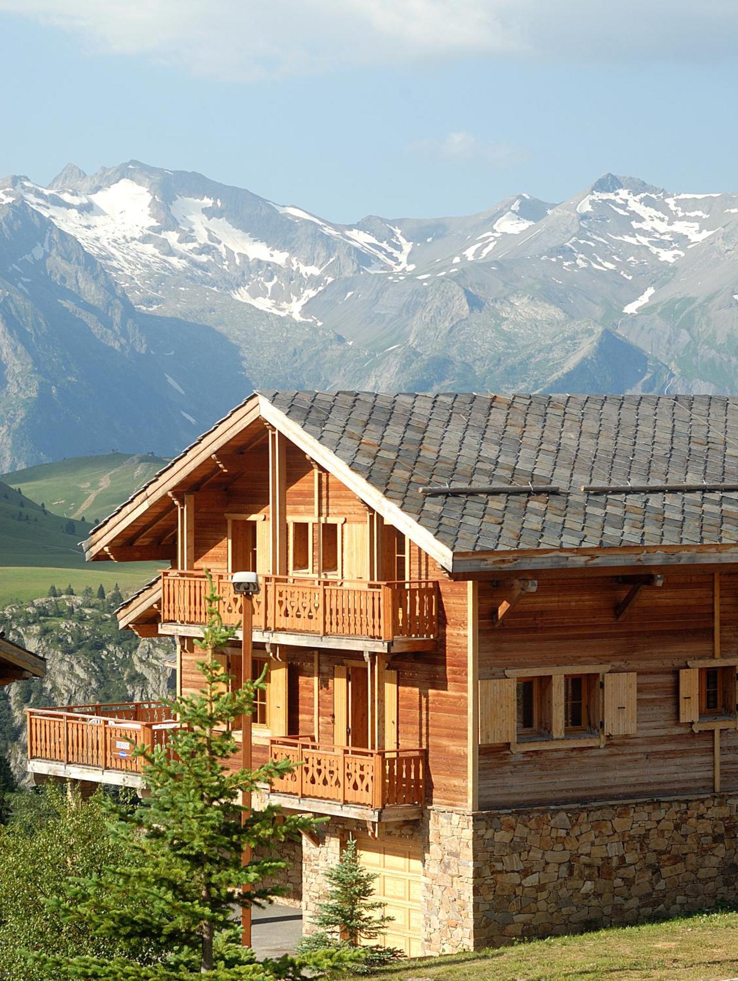 Madame Vacances Les Chalets de l'Altiport Alpe d'Huez Exterior foto