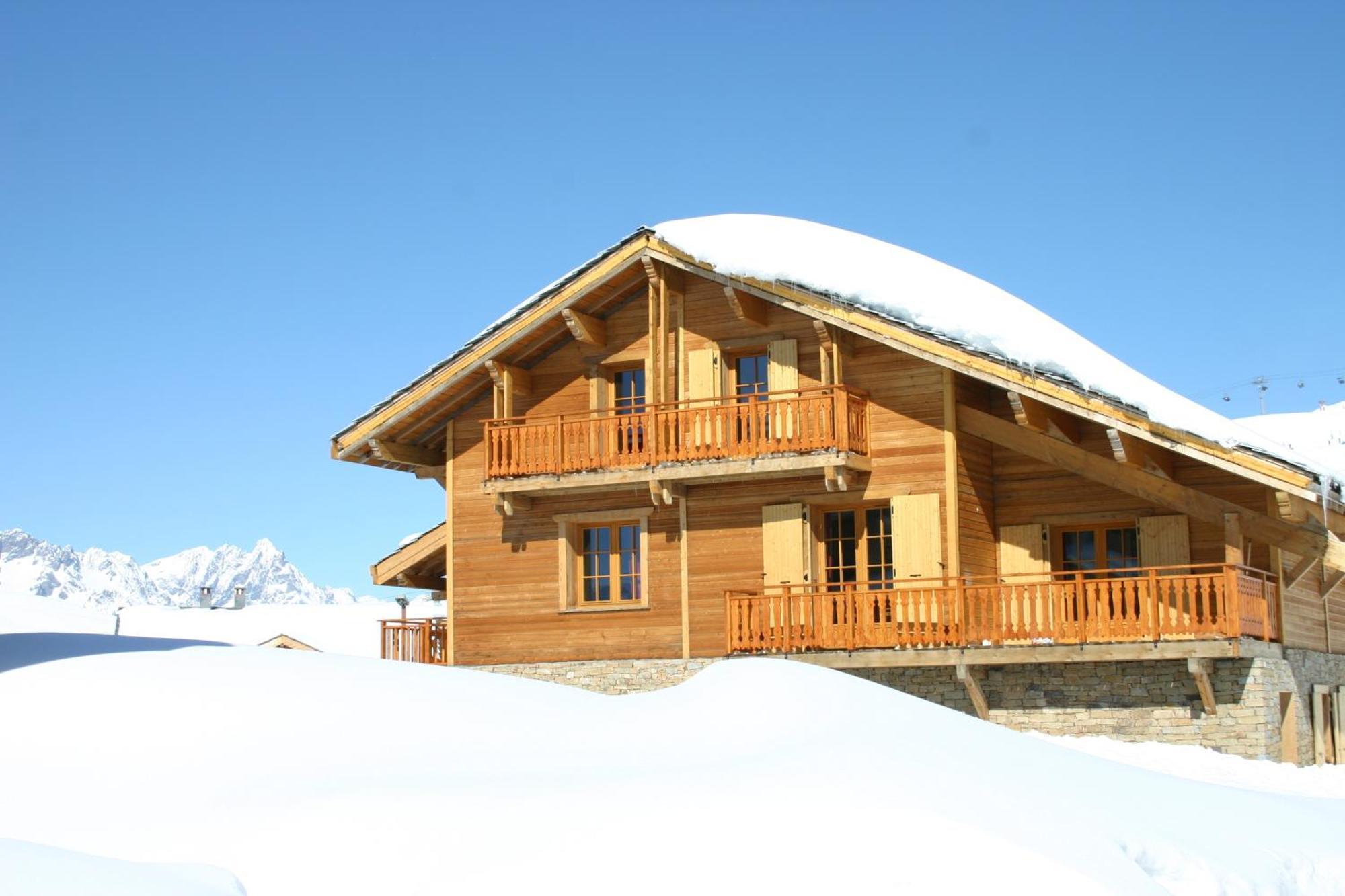 Madame Vacances Les Chalets de l'Altiport Alpe d'Huez Exterior foto